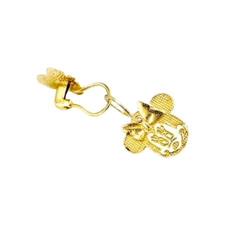 Kenzari Jewellery 14k Gold Hoop Earring for Kids - 2.09 Grams Kenzari Jewellery 14k Gold Hoop Earring for Kids - 2.09 Grams