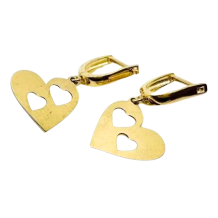 Kenzari Jewellery 14k Gold Earring for Women - 2.54 Grams