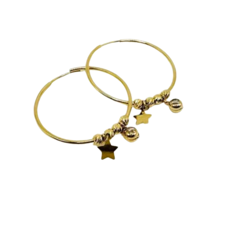 Kenzari Jewellery 14k Gold Earring for Women - 5.30 Grams