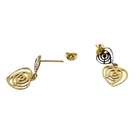 Kenzari Jewellery 14k Gold Earring for Women - 1.5 Grams