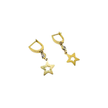 Kenzari Jewellery 14k Gold Earring for Women - 2.48 Grams Kenzari Jewellery 14k Gold Earring for Women - 2.48 Grams