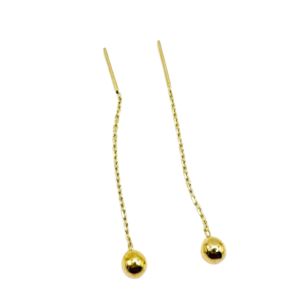 Kenzari Jewellery 14k Gold Earring for Women - 1.16 Grams
