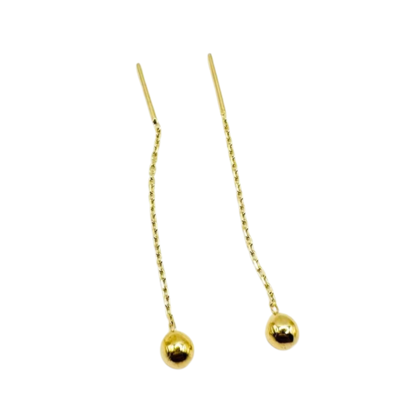 Kenzari Jewellery 14k Gold Earring for Women - 1.16 Grams
