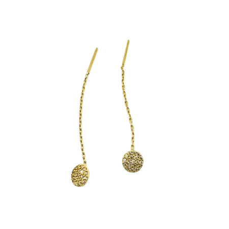 Kenzari Jewellery 14k Gold Earring for Women - 1.53 Grams