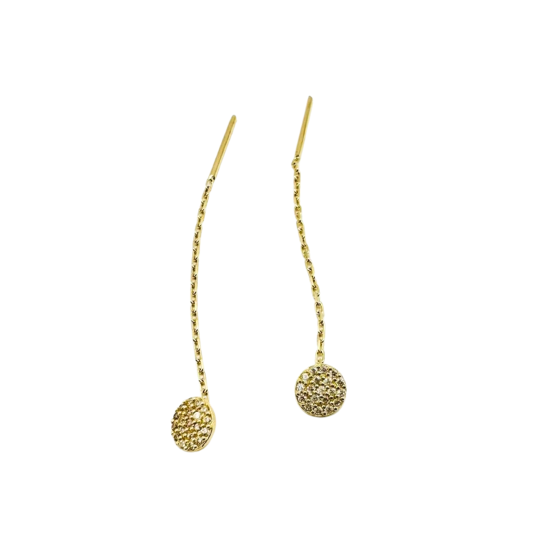 Kenzari Jewellery 14k Gold Earring for Women - 1.53 Grams