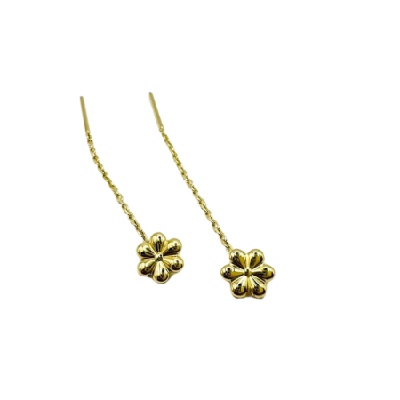 Kenzari Jewellery 14k Gold Earring for Women - 1.21 Grams