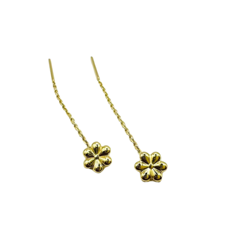 Kenzari Jewellery 14k Gold Earring for Women - 1.21 Grams