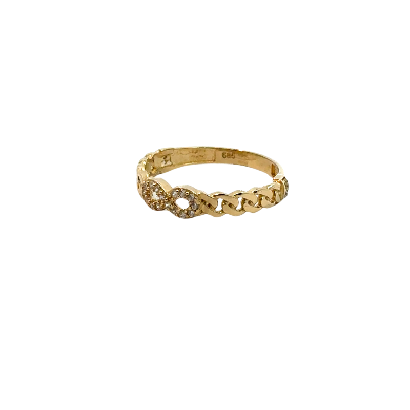 Kenzari Jewellery 14k Gold Ring for Women - 1.86 Grams