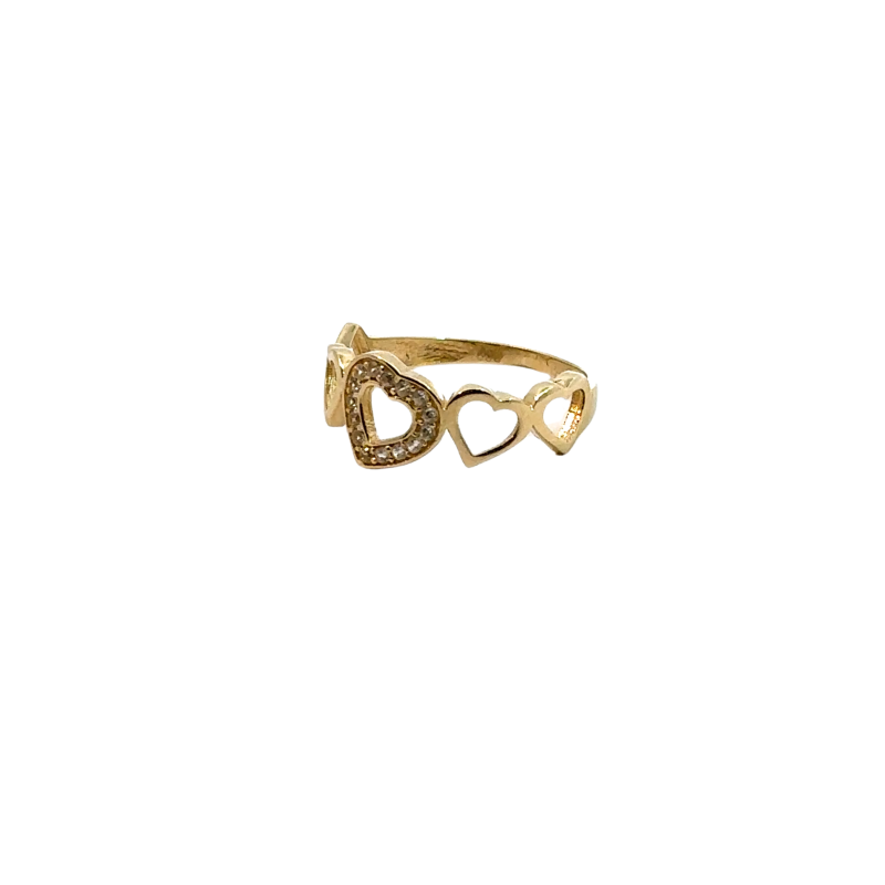 Kenzari Jewellery 14k Gold Ring for Women - 1.92 Grams