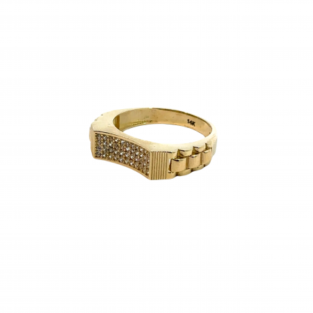 Kenzari Jewellery 14k Gold Ring for Women - 5.11 Grams