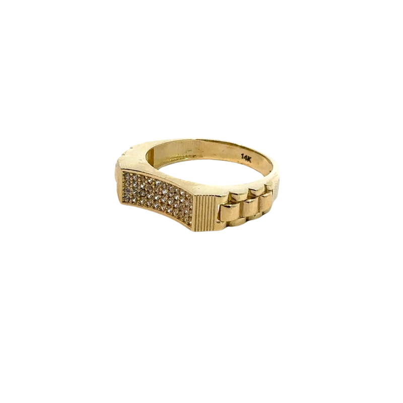 Kenzari Jewellery 14k Gold Ring for Women - 5.11 Grams