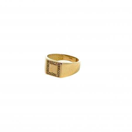 Kenzari Jewellery 14k Gold Ring for Men - 3.91 Grams