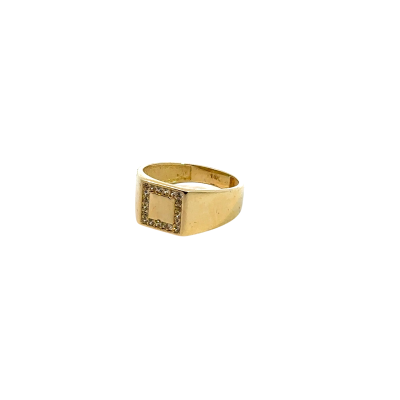 Kenzari Jewellery 14k Gold Ring for Men - 3.91 Grams