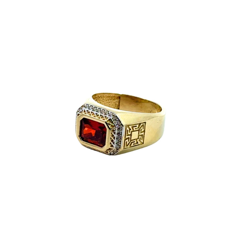 Kenzari Jewellery 14k Gold Ring for Men - 8.71 Grams