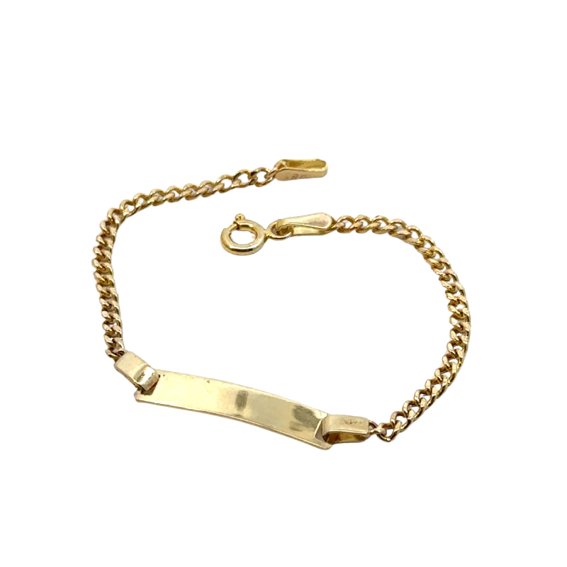 Kenzari Jewellery 14k Gold Bracelet for Kids - 1.42 Grams