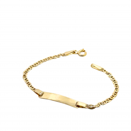 Kenzari Jewellery 14k Gold Bracelet for Kids - 1.47 Grams Kenzari Jewellery 14k Gold Bracelet for Kids - 1.47 Grams
