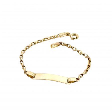 Kenzari Jewellery 14k Gold Bracelet for Kids - 1.43 Grams Kenzari Jewellery 14k Gold Bracelet for Kids - 1.43 Grams