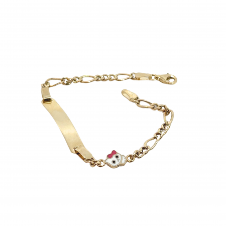 Kenzari Jewellery 14k Gold Bracelet for Kids - 2.7 Grams