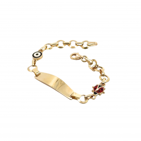 Kenzari Jewellery 14k Gold Bracelet for Kids - 3.95 Grams