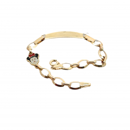 Kenzari Jewellery 14k Gold Bracelet for Kids - 2.7 Grams
