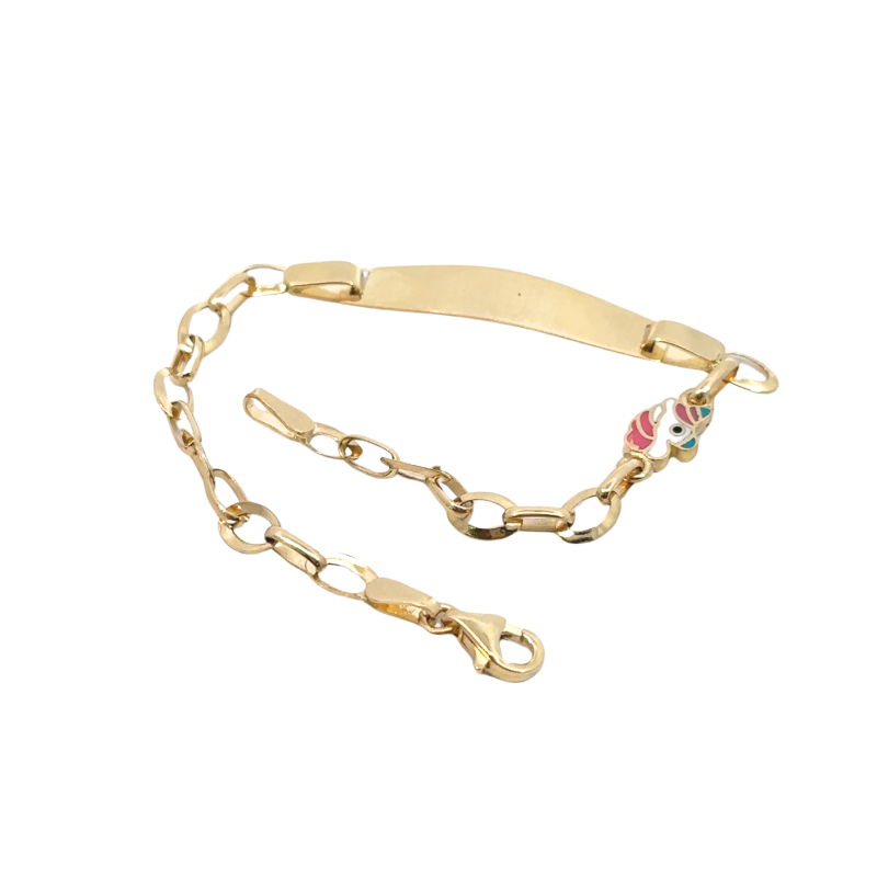 Kenzari Jewellery 14k Gold Bracelet for Kids - 3.05 Grams