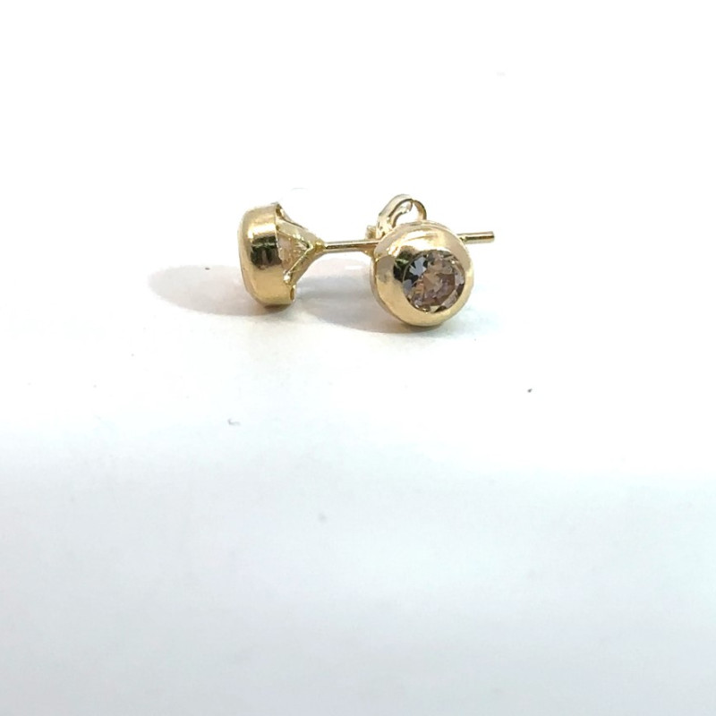 Kenzari Jewellery 14k Gold Earring with Fashion Stone for Women - 1.03 Grams