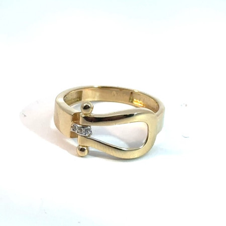 Kenzari Jewellery 14k Gold Ring for Women - 3.04 Grams
