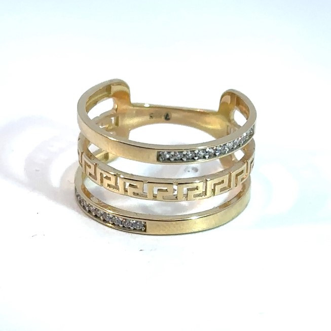 Kenzari Jewellery 14k Gold Ring for Women - 2.7 Grams Kenzari Jewellery 14k Gold Ring for Women - 2.7 Grams