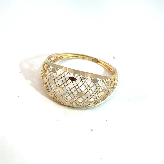 Kenzari Jewellery 14k Gold Ring for Women - 1.14 Grams