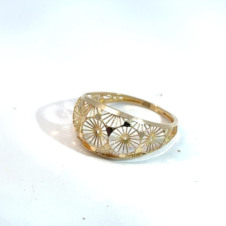 Kenzari Jewellery 14k Gold Ring for Women - 1.19 Grams Kenzari Jewellery 14k Gold Ring for Women - 1.19 Grams