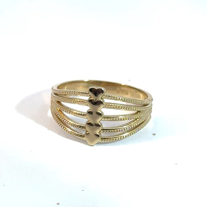 Kenzari Jewellery 14k Gold Ring for Women - 2.37 Grams