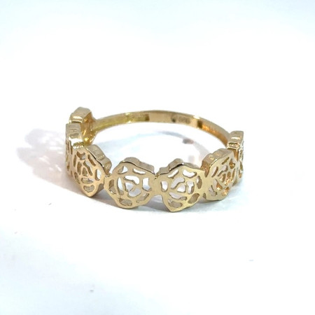 Kenzari Jewellery 14k Gold Ring for Women - 1.60 Grams