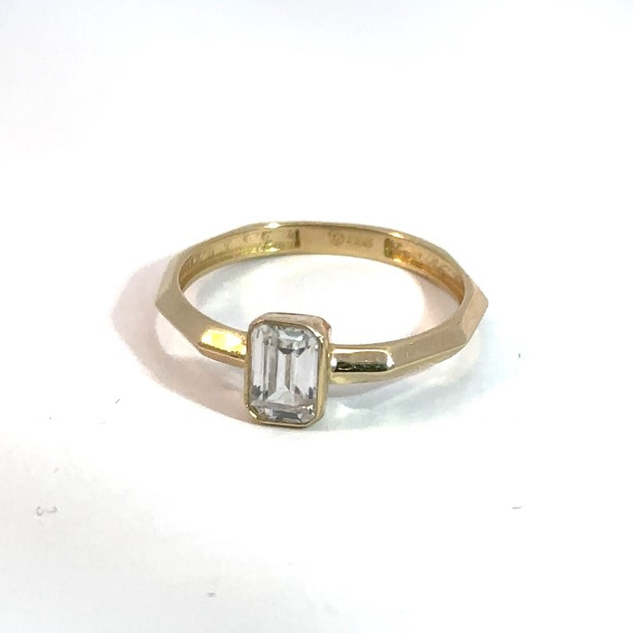 Kenzari Jewellery 14k Gold Ring with Fashion Stone for Women - 1.67 Grams