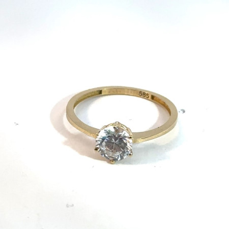 Kenzari Jewellery 14k Gold Ring with Fashion Stone for Women - 1.73 Grams Kenzari Jewellery 14k Gold Ring with Fashion Stone for Women - 1.73 Grams