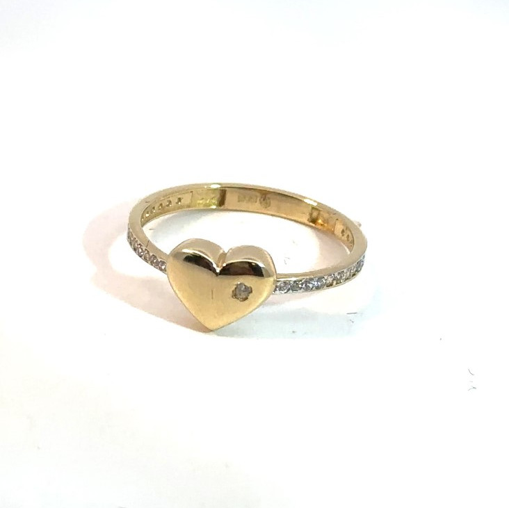 Kenzari Jewellery 14k Gold Ring with Fashion Stone for Women - 1.36 Grams Kenzari Jewellery 14k Gold Ring with Fashion Stone for Women - 1.36 Grams