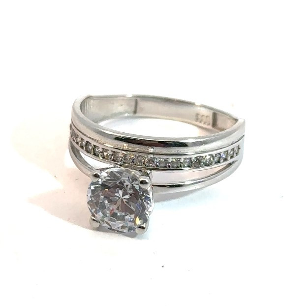 Kenzari Jewellery 14k Gold Ring with Fashion Stone for Women - 3.77 Grams