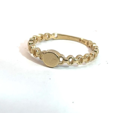 Kenzari Jewellery 14k Gold Ring with Fashion Stone for Women - 1.36 Grams