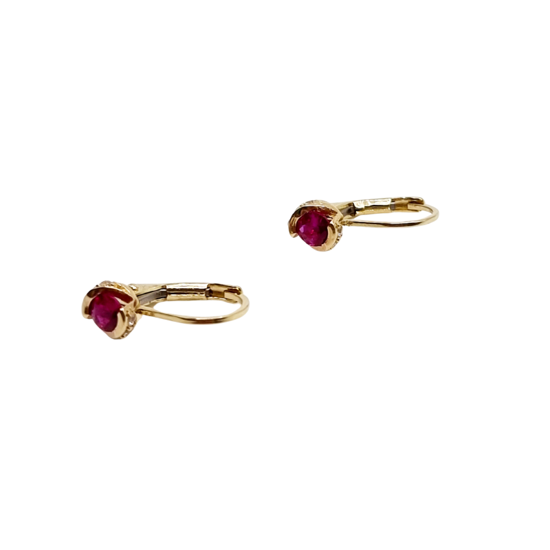 Kenzari Jewellery 14k Gold Earring for Women - 1.62 Grams