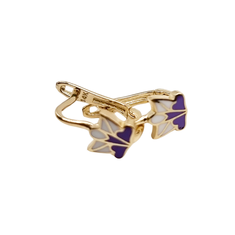 Kenzari Jewellery 14k Gold Earring for Women - 1.32 Grams