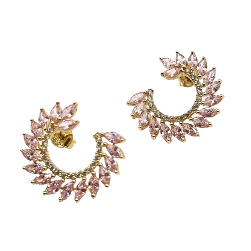 Kenzari Jewellery 14k Gold Earring for Women - 3.38 Grams