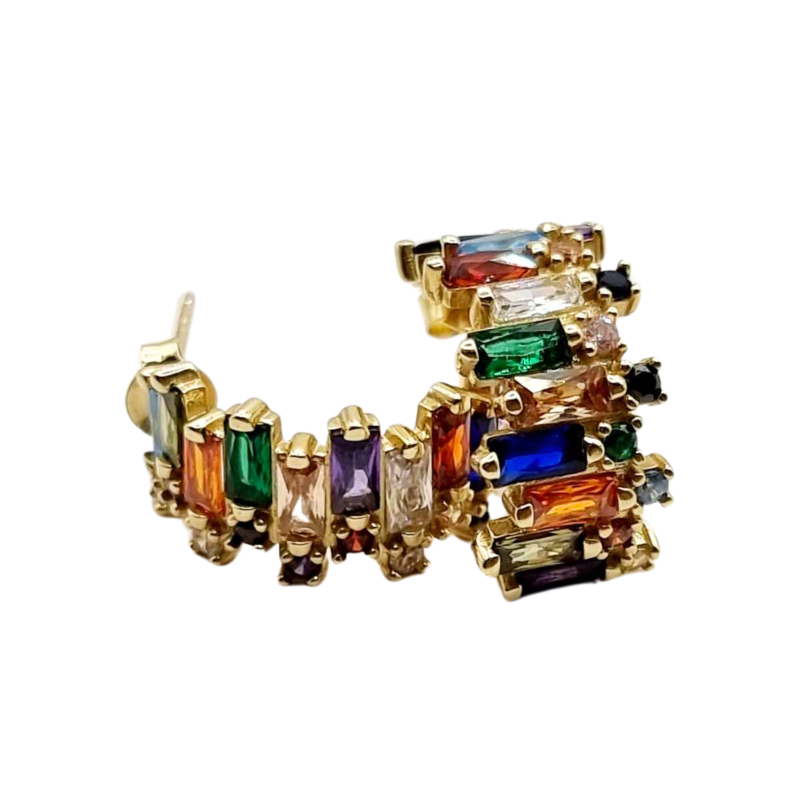 Kenzari Jewellery 14k Gold Earring for Women - 8.25 Grams
