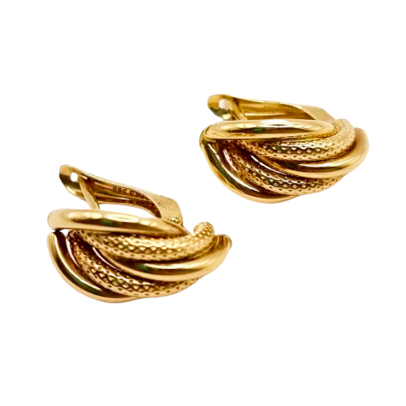 Kenzari Jewellery 14k Gold Earring for Women - 3.15 Grams