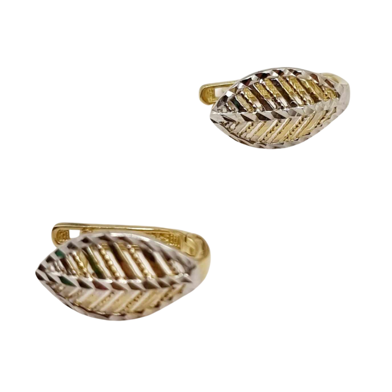 Kenzari Jewellery 14k Gold Earring for Women - 2.86 Grams
