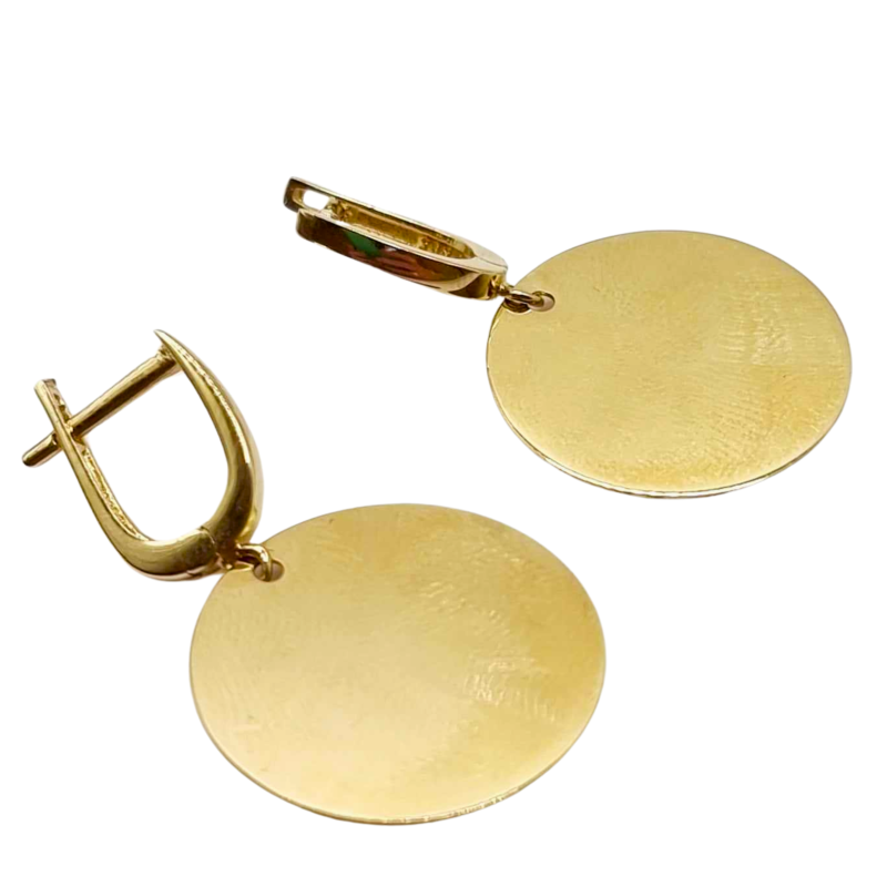 Kenzari Jewellery 14k Gold Earring for Women - 3.72 Grams