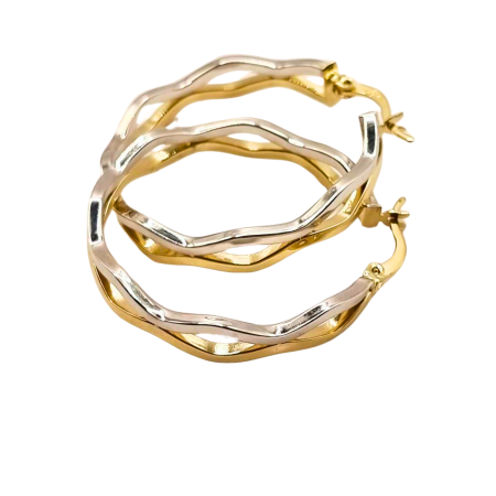 Kenzari Jewellery 14k Gold Earring for Women - 4.18 Grams