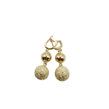 Kenzari Jewellery 14k Gold Earring for Women - 6.20 Grams