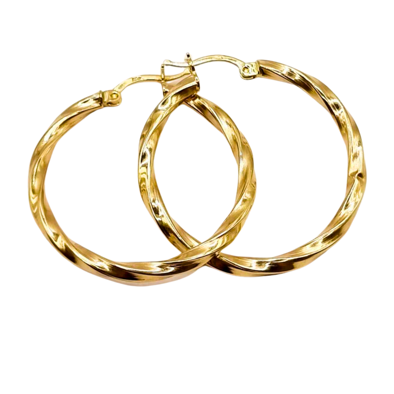 Kenzari Jewellery 14k Gold Earring for Women - 3.32 Grams