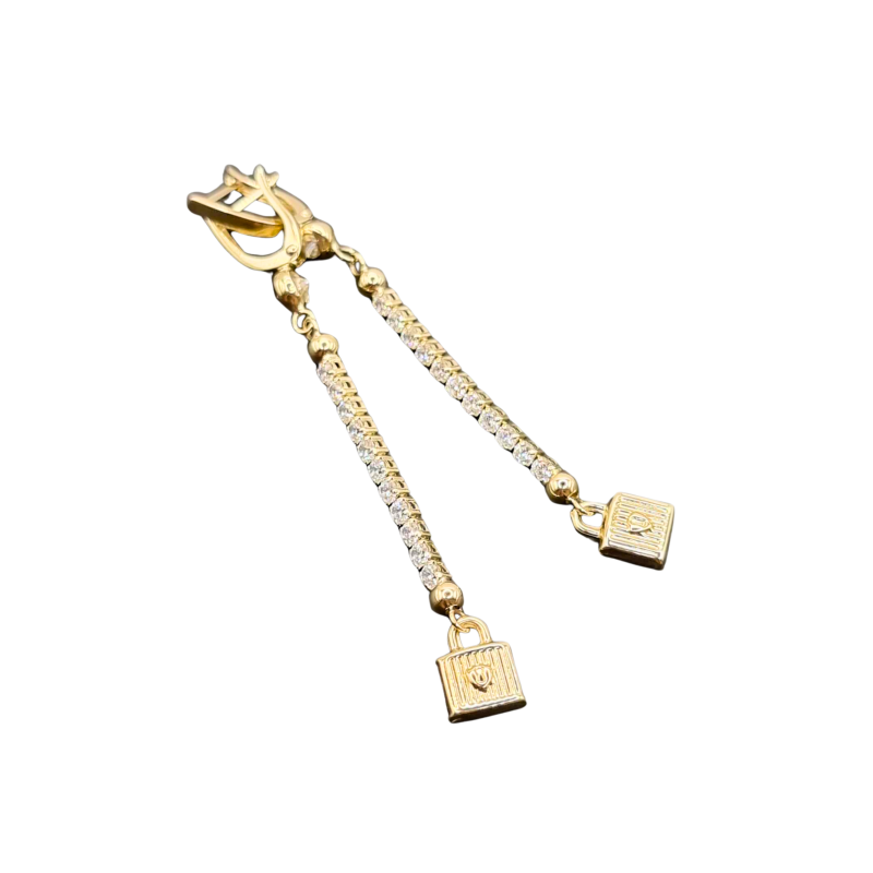 Kenzari Jewellery 14k Gold Earring for Women - 5.28 Grams