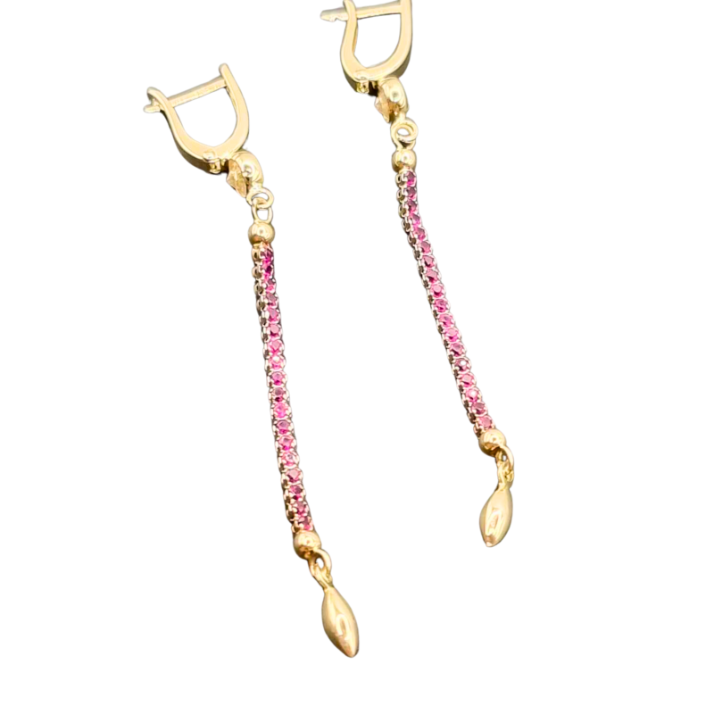 Kenzari Jewellery 14k Gold Earring for Women - 3.32 Grams