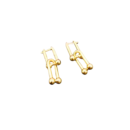 Kenzari Jewellery 14k Gold Earring for Women - 5.42 Grams